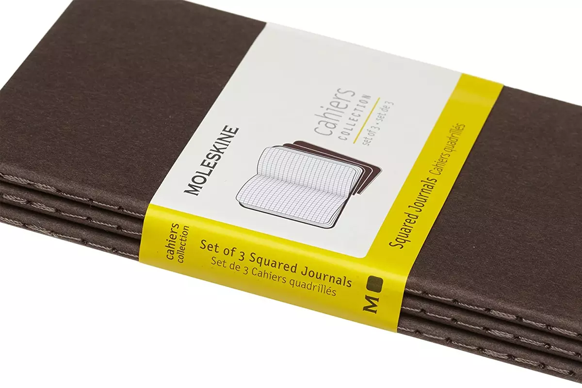 Een Moleskine Cahier Squared Notebook Pocket Coffee Brown koop je bij Moleskine.nl